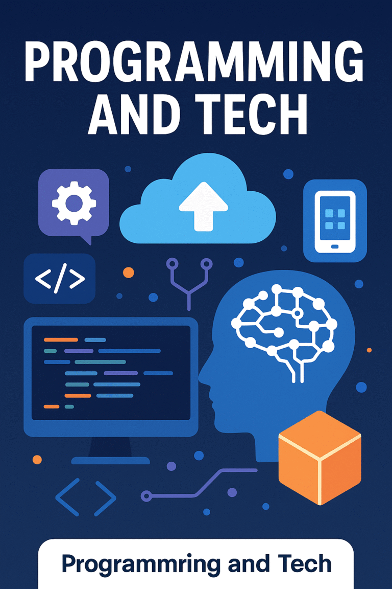 Illustration of programming and technology tools and trends