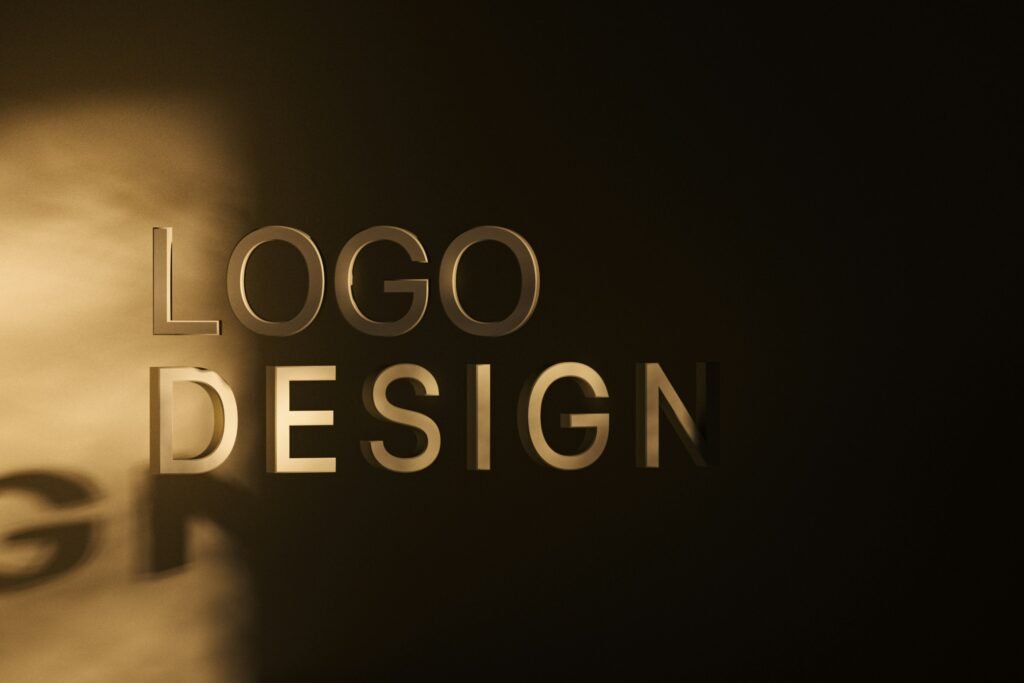 Professional logo design transformation from sketch to final digital brand identity
