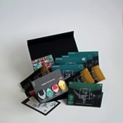 A complete professional brand identity kit showing business cards, style guide, and digital assets for consistent branding.