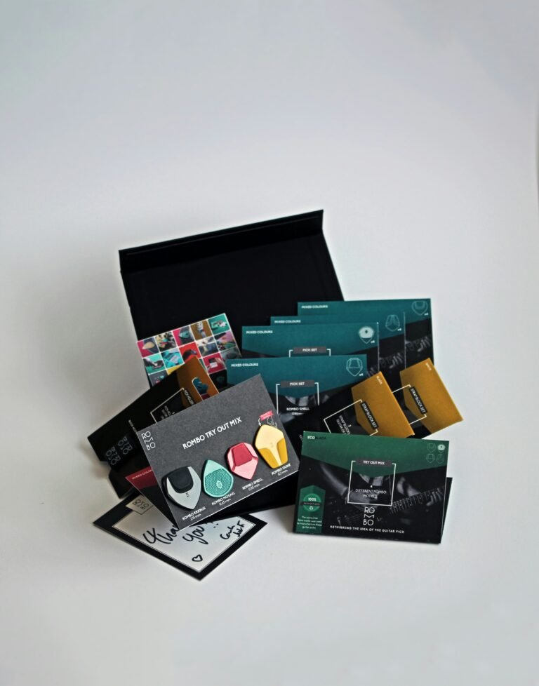 A complete professional brand identity kit showing business cards, style guide, and digital assets for consistent branding.
