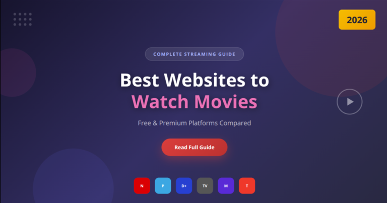 Best websites to watch movies in 2026 - streaming platform comparison